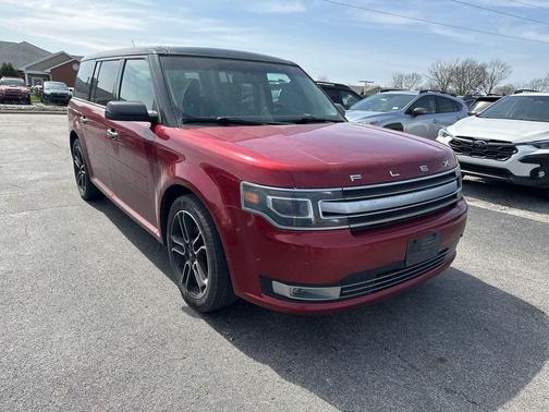 Red 2015 Ford Flex Limited
