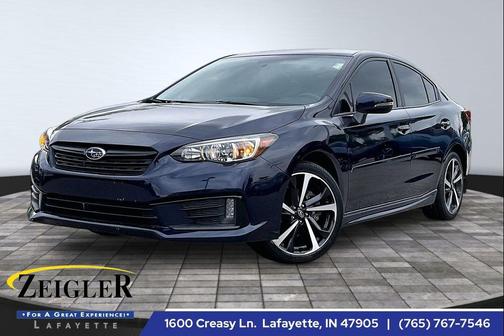 Dark Blue Metallic 2021 Subaru Impreza Sport