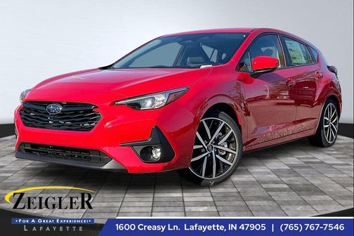 Pure Red 2026 Subaru Impreza Sport