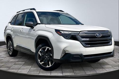Crystal White Pearl 2026 Subaru Forester Hybrid Premium