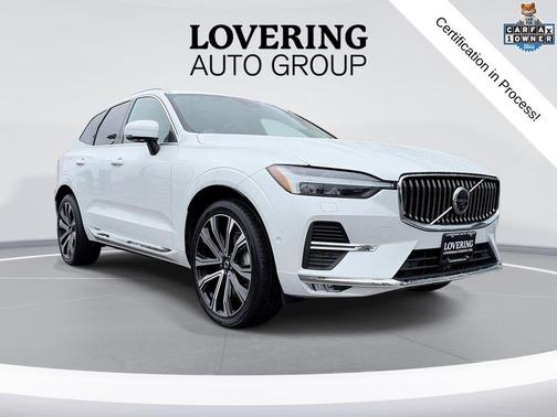 Crystal White 2023 Volvo XC60 B6 Ultimate Bright Theme