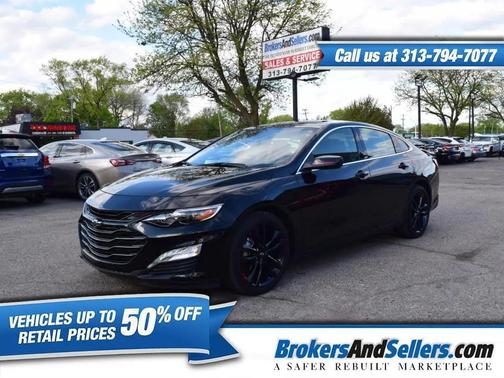 Mosaic Black Metallic 2025 Chevrolet Malibu FWD 1LT