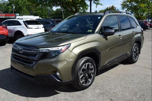 Dark Green 2025 Subaru Forester Premium
