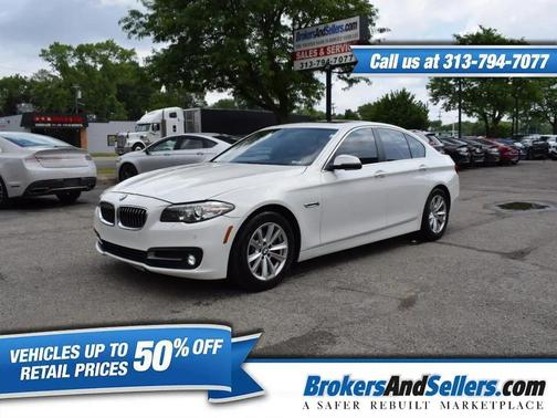 White 2015 BMW 528 xDrive