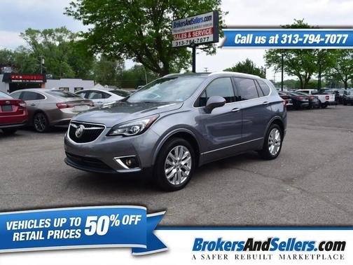 Satin Steel Metallic 2020 Buick Envision AWD Premium I
