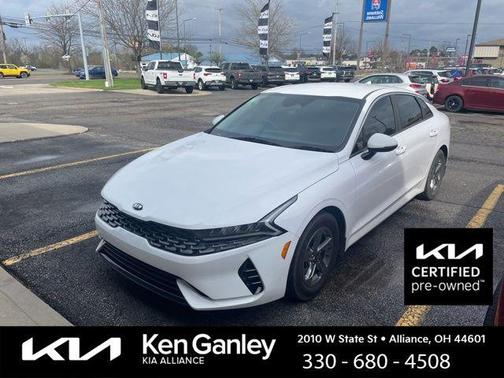 Glacial White Pearl 2021 Kia K5 LXS