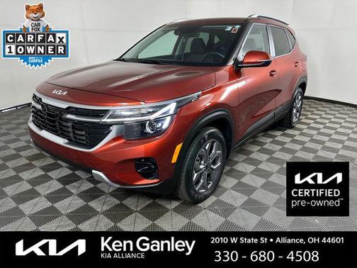 Mars Orange 2024 Kia Seltos S