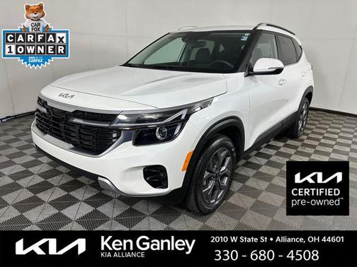 Snow White Pearl 2024 Kia Seltos S