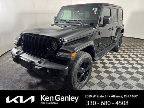 Black Clearcoat 2021 Jeep Wrangler Unlimited Sahara