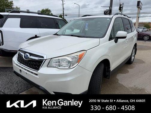 Satin White Pearl 2015 Subaru Forester 2.5i Premium