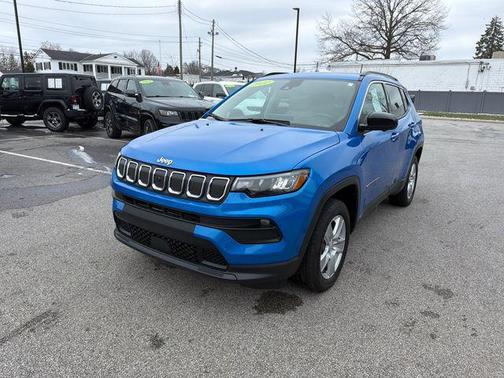 Laser Blue Pearlcoat 2022 Jeep Compass Latitude
