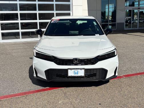 Platinum White Pearl 2026 Honda Civic Sport