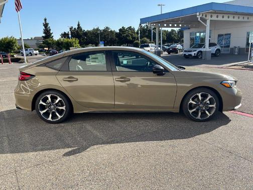 Sand Dune Pearl 2026 Honda Civic Hybrid Sport Touring