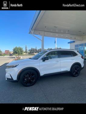 Platinum White 2024 Honda CR-V Hybrid Sport Touring AWD