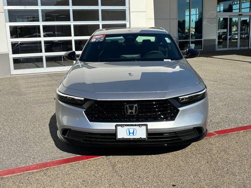 Solar Silver Metallic 2026 Honda Accord Hybrid Sport-L
