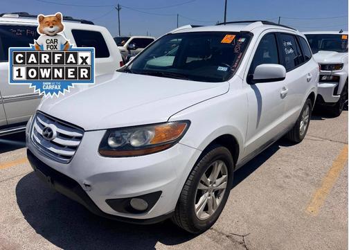 WHITE 2011 Hyundai SANTA FE SE