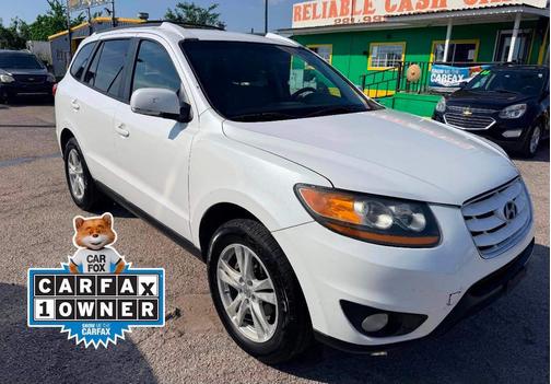 WHITE 2011 Hyundai SANTA FE SE