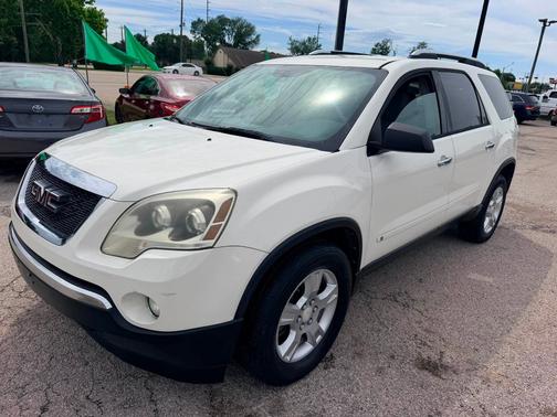 WHITE 2009 GMC Acadia SLE