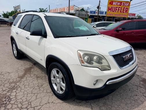 WHITE 2009 GMC Acadia SLE