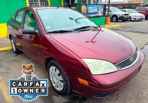red 2007 Ford Focus ZX4 S