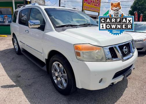 White 2012 Nissan Armada SV