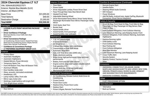 2024 Chevrolet Equinox 1LT