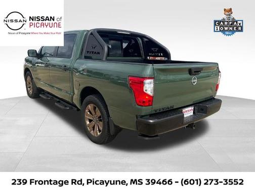 Tactical Green Metallic 2024 Nissan Titan SV