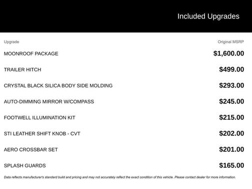 2022 Subaru Crosstrek Sport