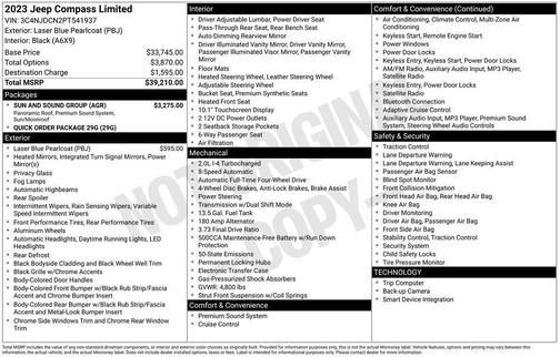 2023 Jeep Compass Limited