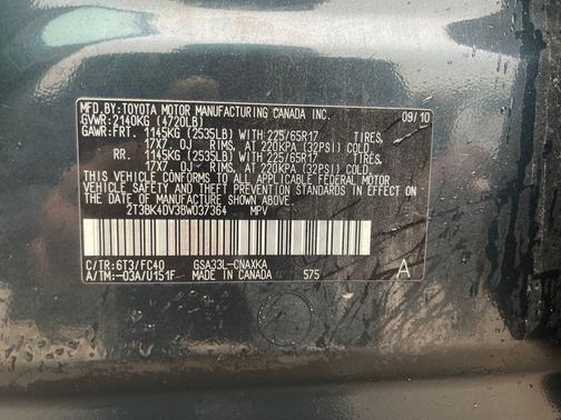 2011 Toyota RAV4 Base