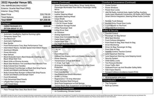 2022 Hyundai VENUE SEL
