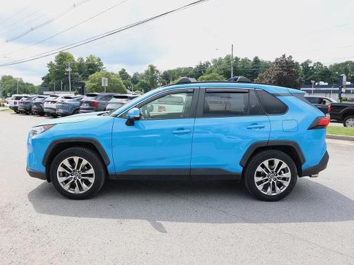 Blue Flame 2019 Toyota RAV4 XLE PREMIUM