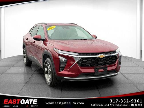 Crimson Metallic 2025 Chevrolet Trax LT