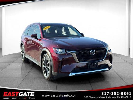 Soul Red Crystal Metallic 2024 Mazda CX-90 PHEV Premium