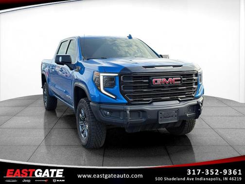 Dynamic Blue Metallic 2024 GMC Sierra 1500 AT4X