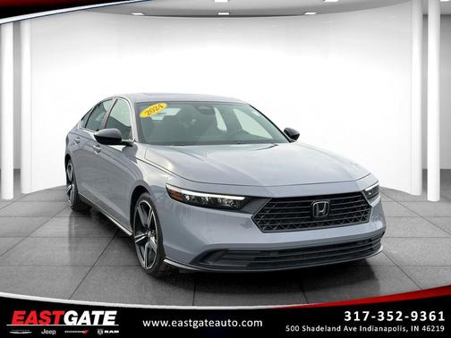 Urban Gray Pearl 2024 Honda Accord Hybrid Sport