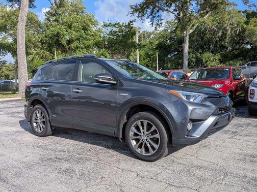 Magnetic Gray Metallic 2018 Toyota RAV4 Hybrid Limited
