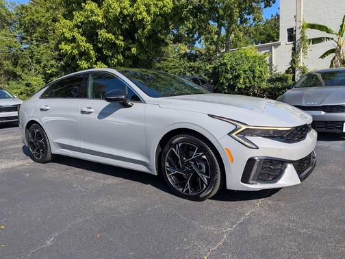 Wolf Gray 2025 Kia K5 GT-Line