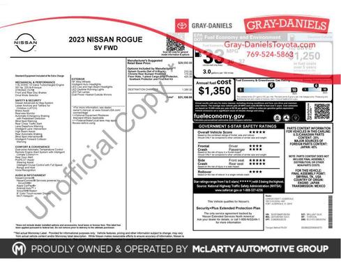 2023 Nissan Rogue SV