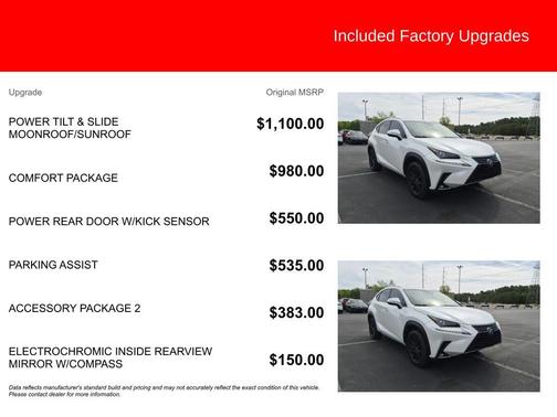 White Pearl 2019 Lexus NX 300 Base