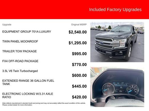 Shadow Black 2018 Ford F-150 Platinum
