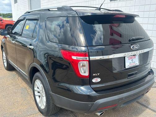 White Platinum Metallic Tri-Coat 2015 Ford Explorer XLT