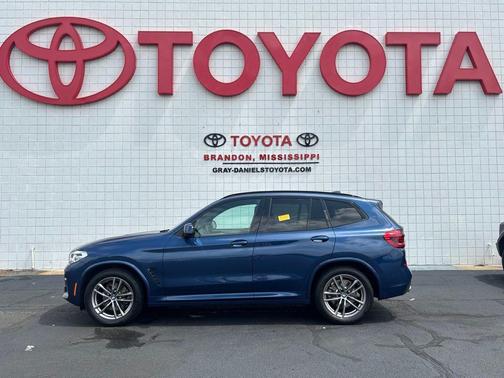 Blue Metallic 2021 BMW X3 sDrive30i