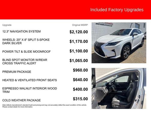 White Pearl 2017 Lexus RX 350 Base