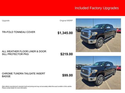 Midnight Black Metallic 2018 Toyota Tundra Limited