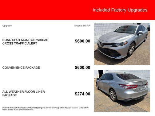 Celestial Silver Metallic 2019 Toyota Camry LE