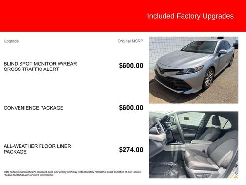 Celestial Silver Metallic 2019 Toyota Camry LE