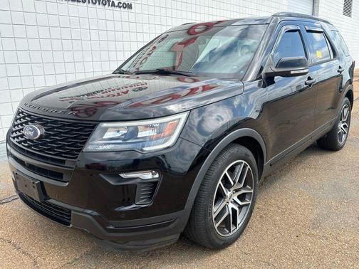 Shadow Black 2018 Ford Explorer Sport