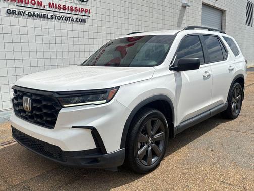 Platinum White Pearl 2025 Honda Pilot Sport