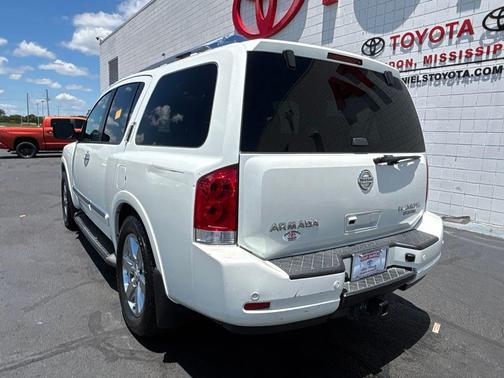 Pearl White 2014 Nissan Armada Platinum